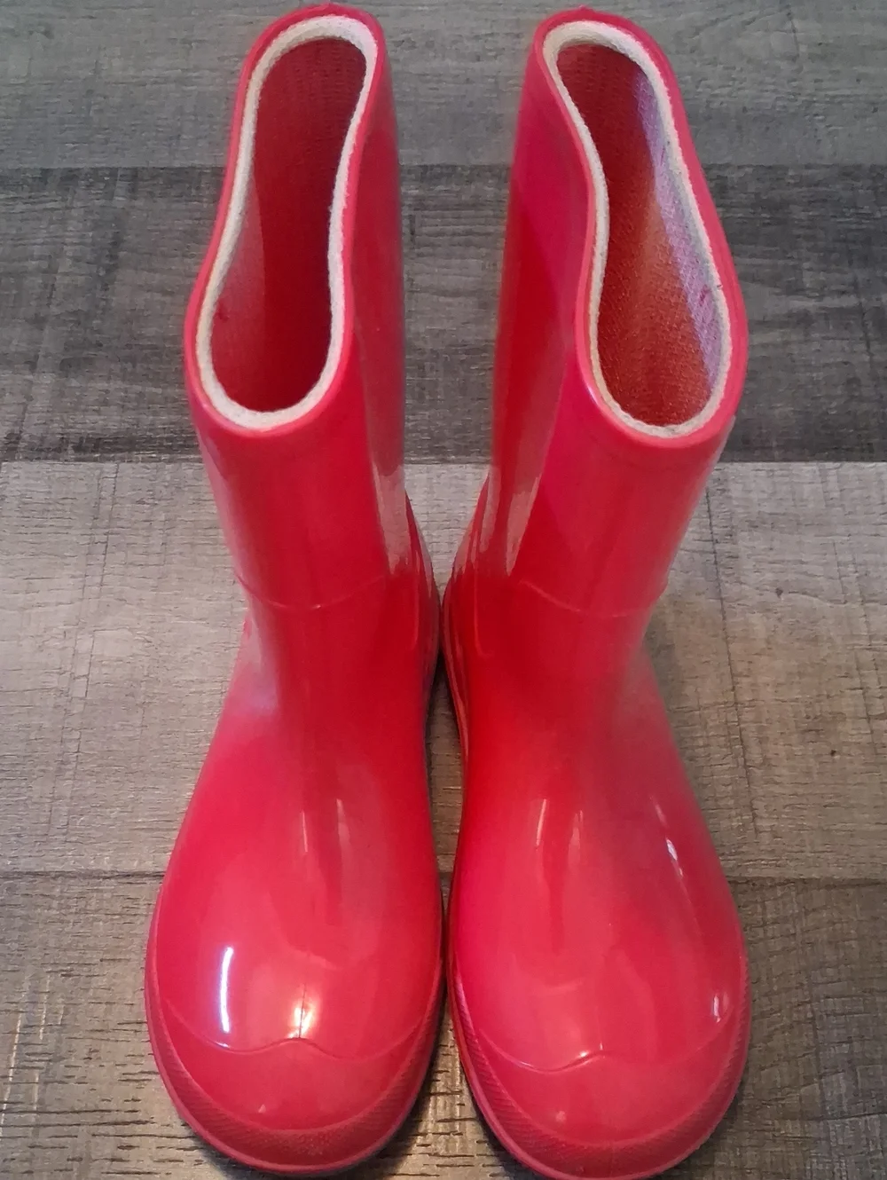 Kids PINK Waterproof Rain Boots